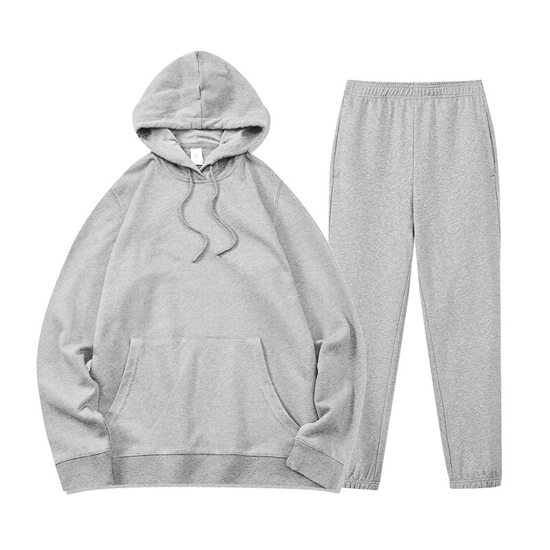 100% Cotton Custom Tracksuits Track Suit Blank Sweat Suits Men Jogger Suit