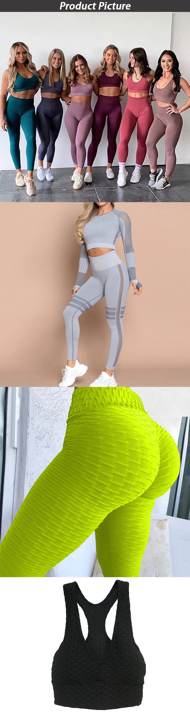 High Quality Hip Lifting Bubble Butt Sports Long Yoga Pants