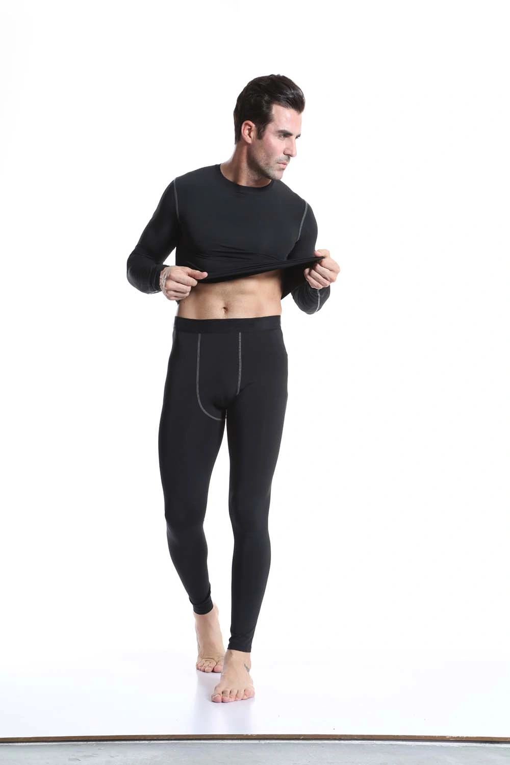 Free Sample Men Fitness Yoga Long Pants Training Elastic Workout