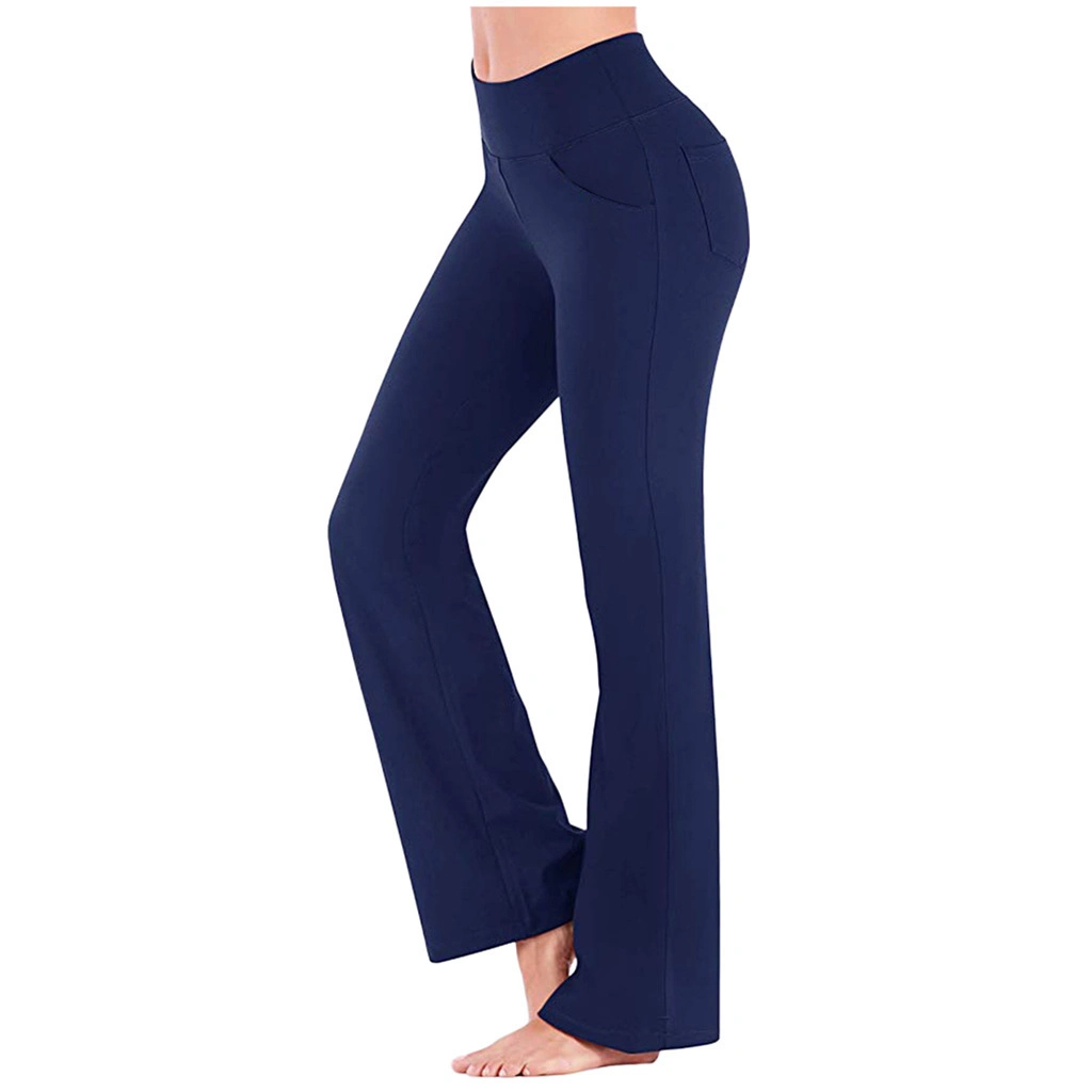 Europe and The United States New Micro Wide Leg Trousers High Waist Casual Yoga Pants for Girls