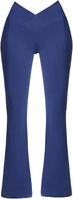 Pantalon de yoga Crossover Buttery-Soft Bootcut Leggings Taille haute Contrôle du ventre Pantalon extensible 4 voies