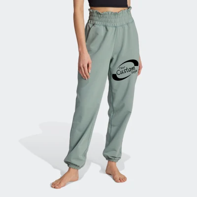 Commerce de gros de pantalons pour femmes avec poches Taille haute Yoga Pantalons de survêtement fuselés Joggers pour femmes