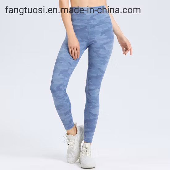 Leggings longs de yoga de fitness pour femmes Pantalons de yoga slim fit imprimés