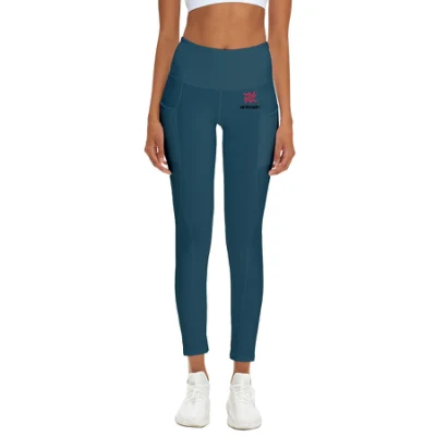 Fast Dry Fitness Leggings de sport de couleur unie Pantalon de yoga taille haute pour femme