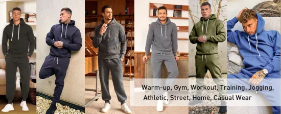 Sweats à capuche surdimensionnés et ensemble de jogging hiver épais polaire survêtement survêtement de jogging