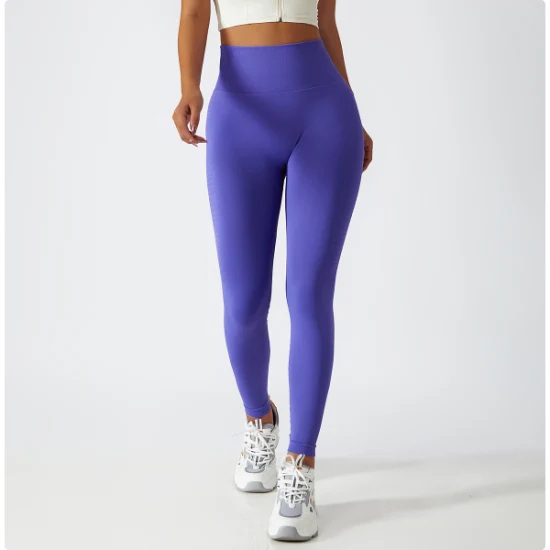 Pantalons de Yoga femmes sans couture taille haute jambières d'exercices respirant Gym Scrunch Fitness collants Push up Yoga pantalon